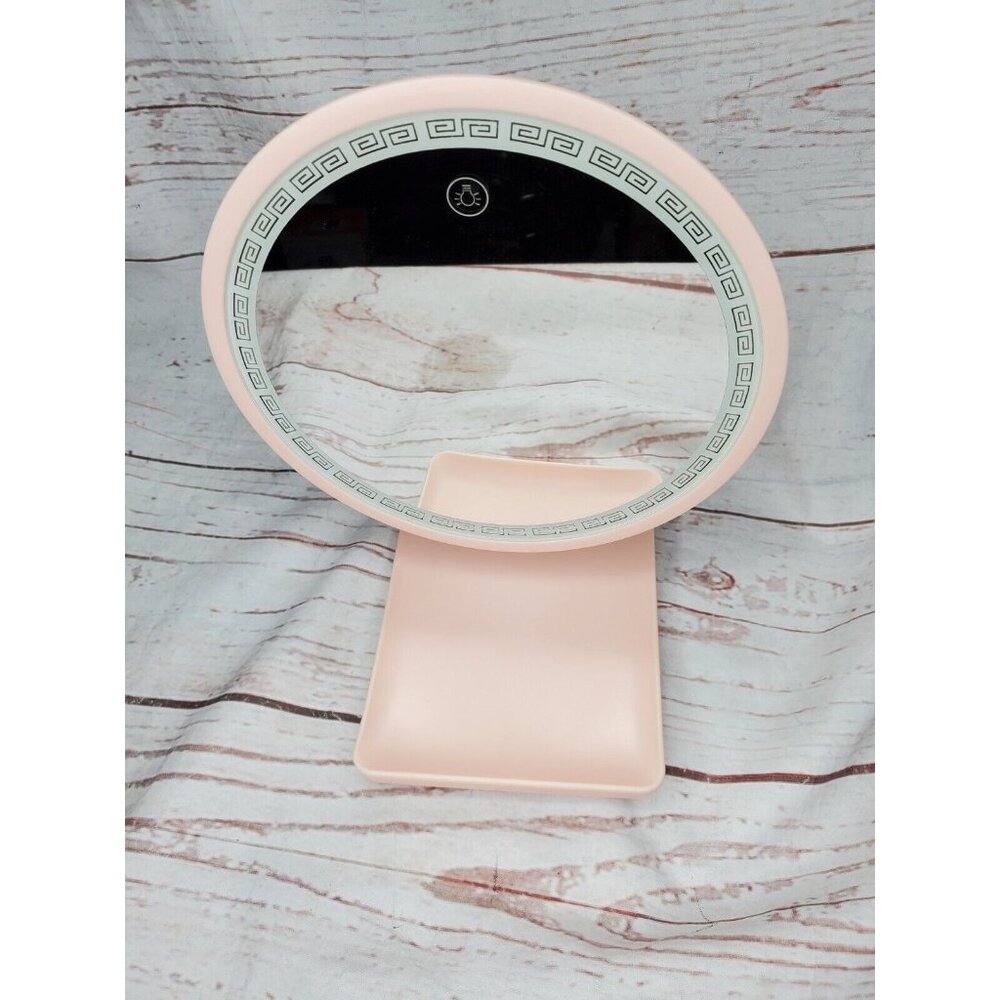 Illuminate Your Beauty with our LED Swivel Neck Pink Rechargeable Makeup Mirror